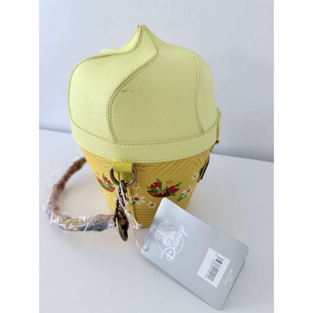 Disney Dole Whip Pineapple‎ Swirl Loungefly Purse Crossbody Bag BNWT - Picture 8 of 9